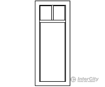 Grandt Line Products 5288 3-Pane Windows -- 2-Over-1 Scale 27 X 78’ 68.6 198Cm Pkg(6) Scratch