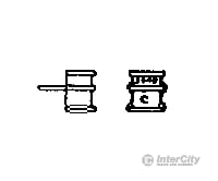 Grandt Line Products 53 2-’U’ Stake Pockets -- Rio Grande Pkg(24) Detaling Parts