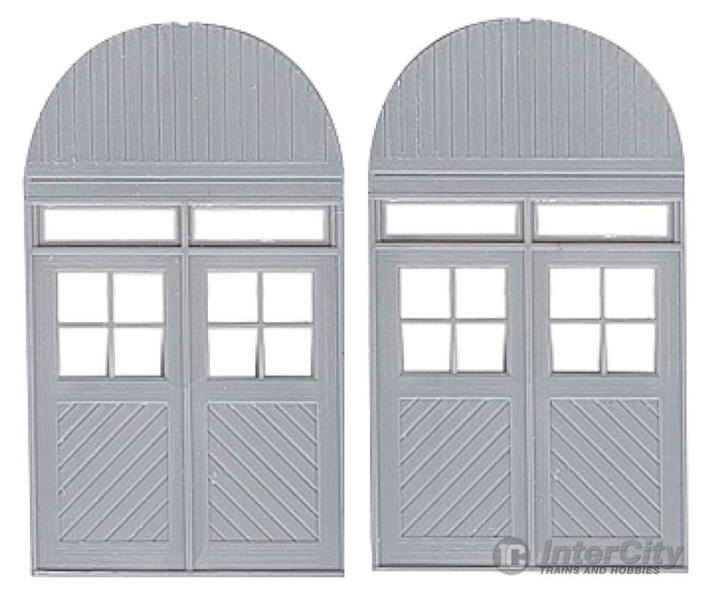 Grandt Line Products 5308 Door Roundhouse/Warehouse W/Rounded Facia -- Scale 83 X 87’ Pkg(2)