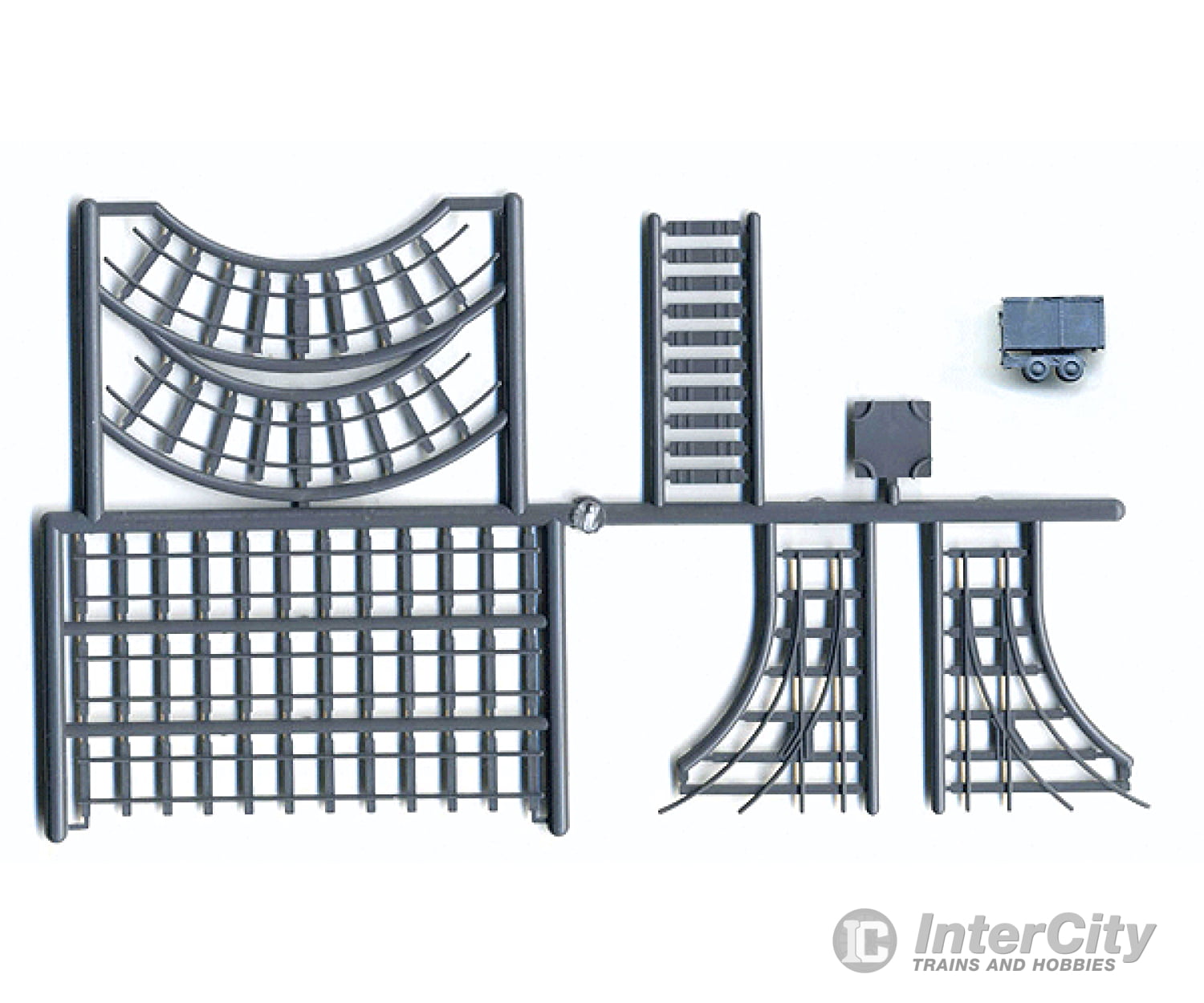 Grandt Line Products 5316 Mine Car & Track - Kit -- Undecorated Scratch Building Supplies