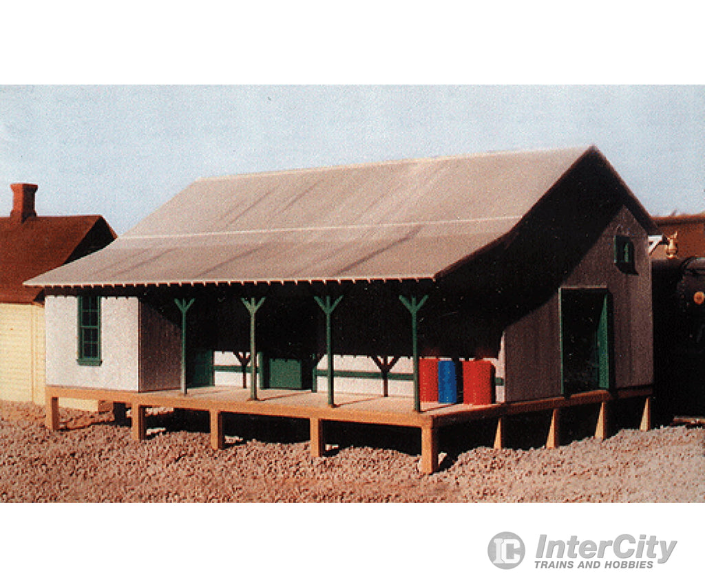 Grandt Line Products 5908 Corrugated Iron Warehouse -- Kit - 4-3/4 X 6-1/4’ 11.9 15.7Cm Structures