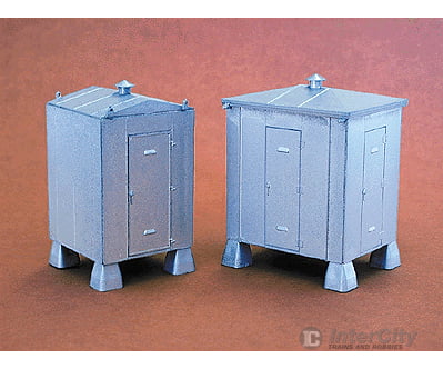 Grandt Line Products 5910 Relay House - Kit -- Different Styles Pkg(2) Structures