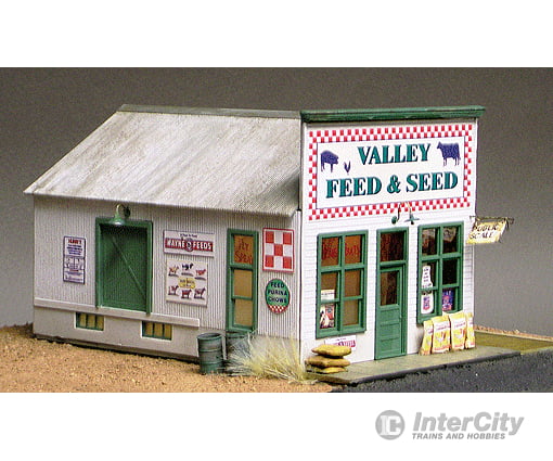 Grandt Line Products 5911 Valley Feed & Seed -- Kit - 3 X 5’ 7.6 12.5Cm Structures