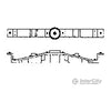 Grandt Line Products 64 Bolsters -- Rio Grande Caboose/Reefer Detaling Parts