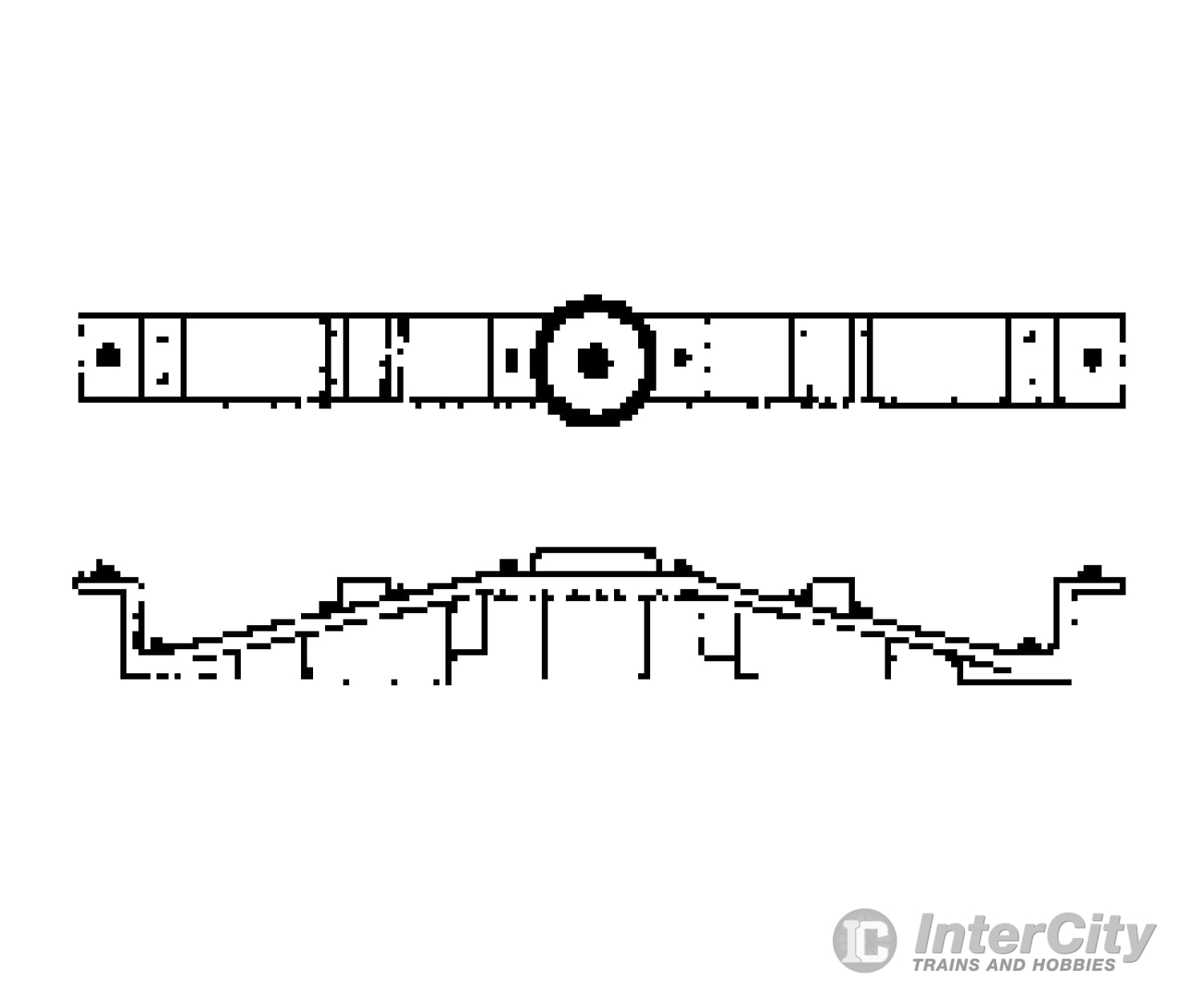 Grandt Line Products 64 Bolsters -- Rio Grande Caboose/Reefer Detaling Parts