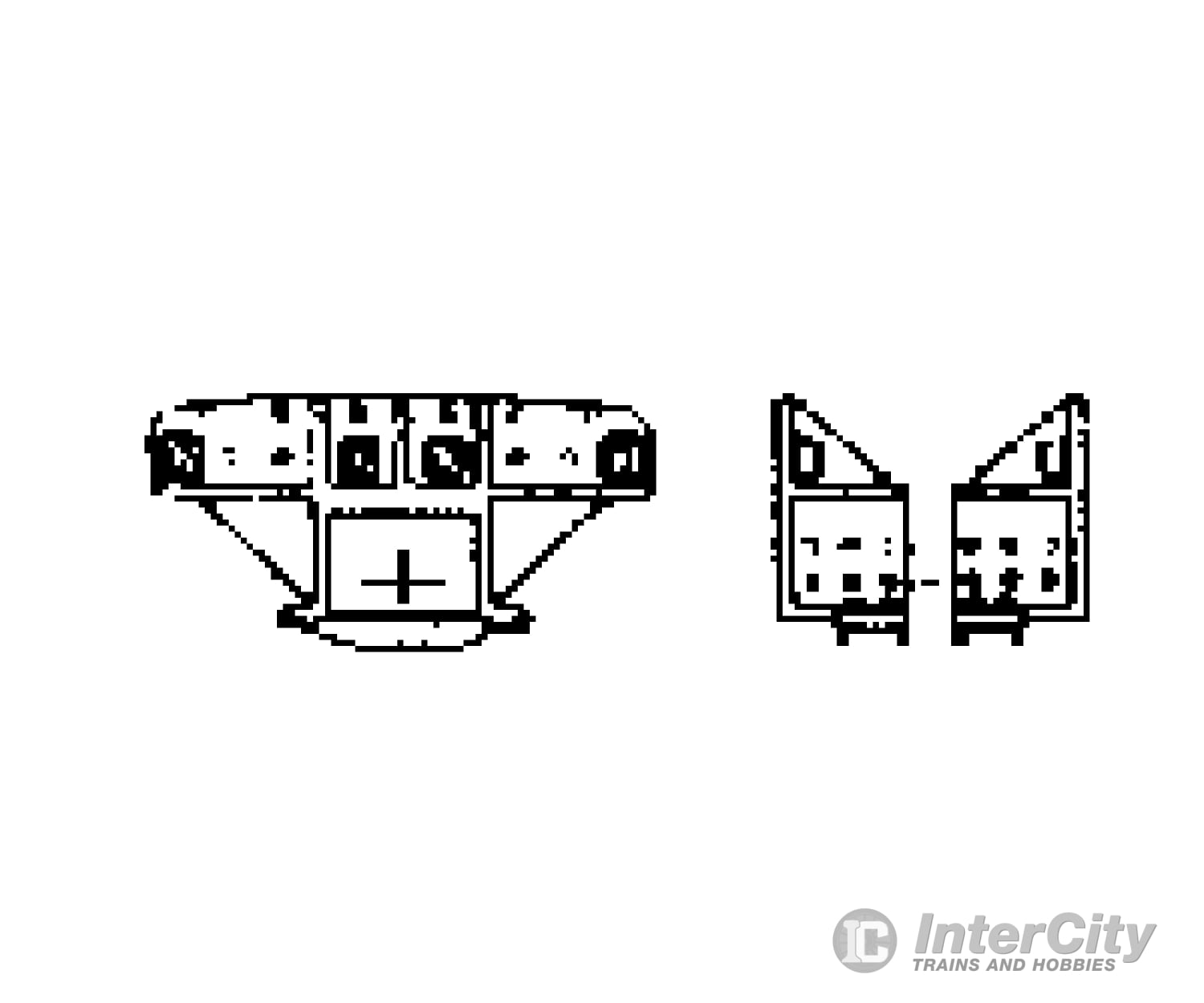 Grandt Line Products 66 Coupler Pockets - Drop-Bottom Gondolas -- Rio Grande Detaling Parts