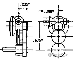 Grandt Line Products 7013 4:1 Right Angle Tower -- With.078’ U-Joint Detailing Parts