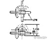 Grandt Line Products 7040 1:1 Skew Bevel Gears -- 1/8’ Offset.078’ Bore Detailing Parts