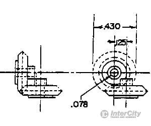 Grandt Line Products 7077 1:1 Skew Bevel Gears --.078’ Bore.125’ Offset Detailing Parts