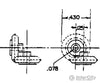 Grandt Line Products 7077 1:1 Skew Bevel Gears --.078’ Bore.125’ Offset Detailing Parts
