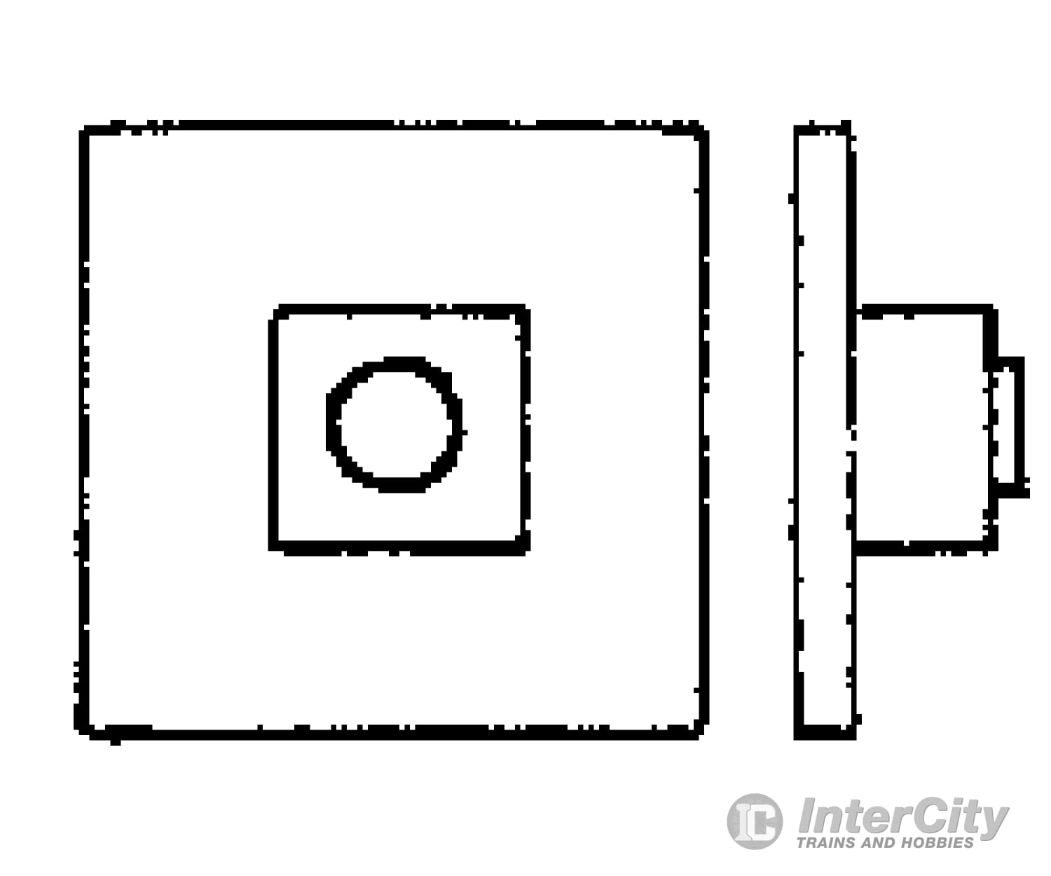 Grandt Line Products 80 2-1/2’ Square Nut On 6’ Washer Pkg(50) Detaling Parts