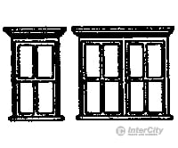 Grandt Line Products 8020 Windows -- Victorian Set Pkg(4) Scratch Building Supplies