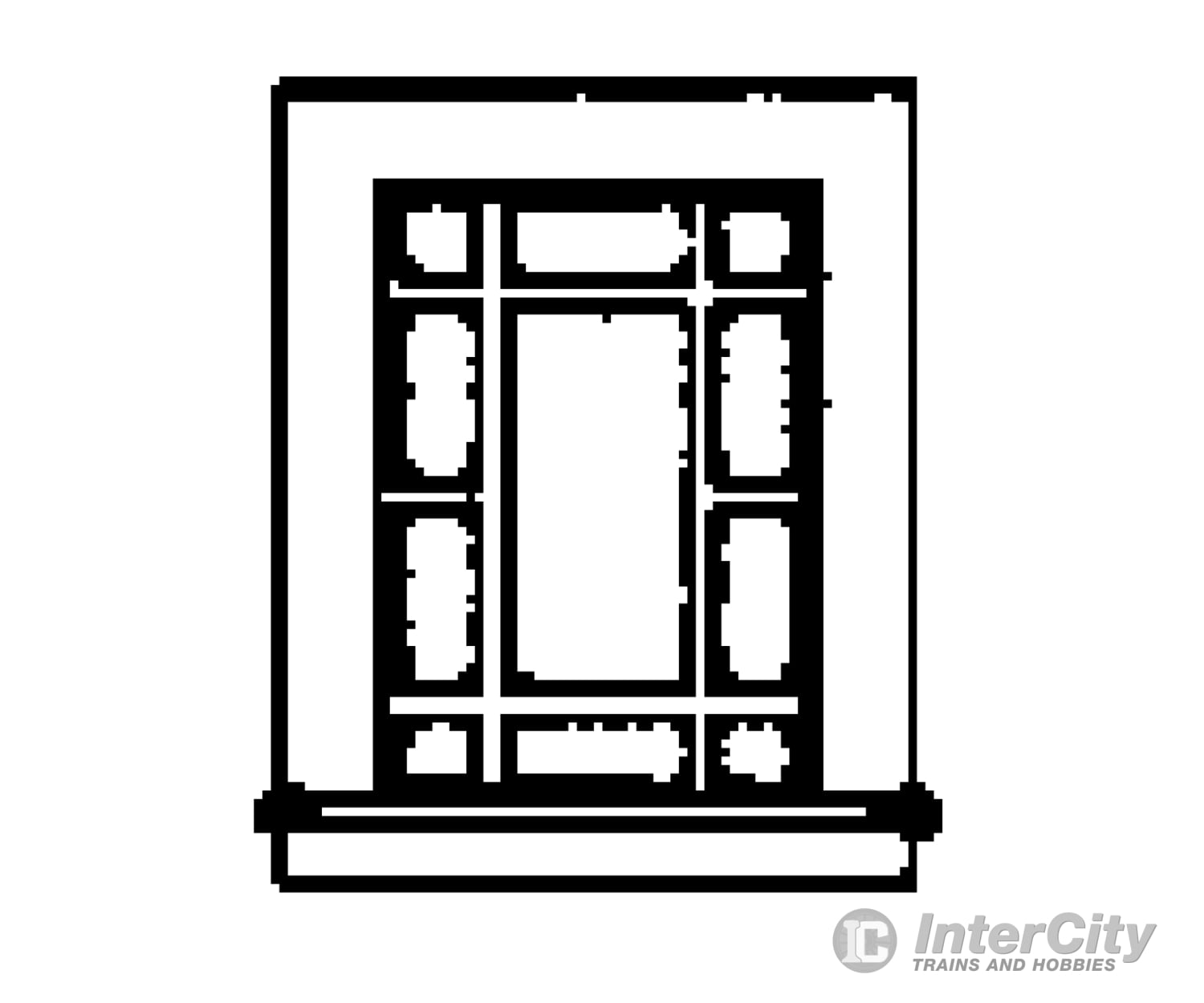 Grandt Line Products 8022 Windows -- Victorian Picture Pkg(8) Scratch Building Supplies