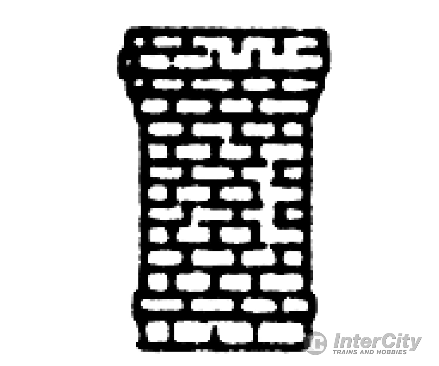 Grandt Line Products 8025 Brick Chimney Scratch Building Supplies