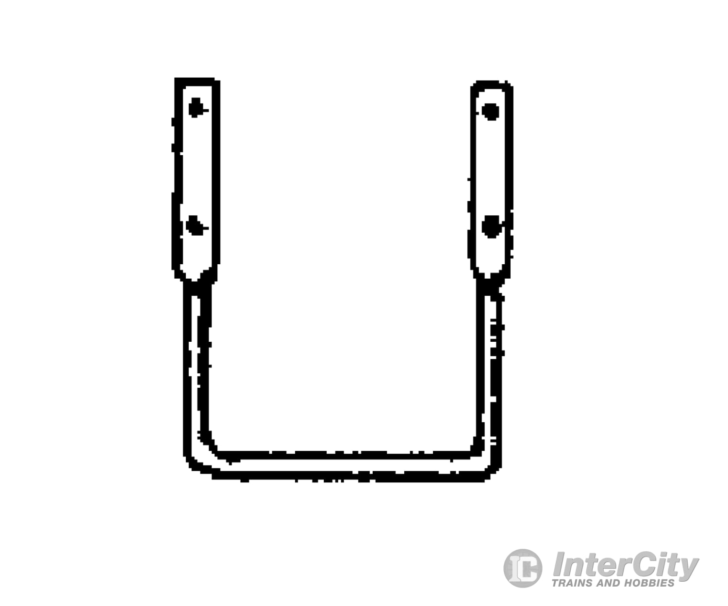 Grandt Line Products 90 Freight Car Stirrup Steps -- Brown Detaling Parts