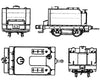 Grandt Line Products 93064 Locomotive Kit - On30 -- Porter Auxilary Tender 4-Wheel 8000-Gallon