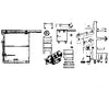 Grandt Line Products 5001 Freight Car Hardware Set -- Drgw Box Detailing Parts