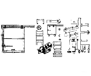 Grandt Line Products 5001 Freight Car Hardware Set -- Drgw Box Detailing Parts