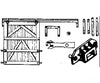 Grandt Line Products 5004 Freight Car Hardware Set -- Drgw Stock Detailing Parts