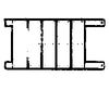 Grandt Line Products 5056 End Roofwalks -- Drgw Box Cars Detailing Parts
