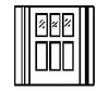 Grandt Line Products 5071 Door -- Drgw Combine/Baggage Cars Pkg(4) Detailing Parts