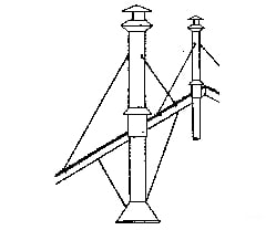Grandt Line Products 5084 Enginehouse Stack Set -- Includes 18 & 21’ Stacks Detailing Parts