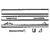 Grandt Line Products 5104 Log Bunk - Pacific Car & Foundry Style; Pkg(2) Detailing Parts