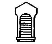 Grandt Line Products 5107 Victorian-Style Louvered Attic Vent Pkg(4) Detailing Parts