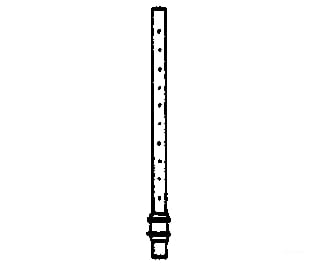 Grandt Line Products 5108 Gondola Stakes For 12’ Wide Boards Includes Pockets; Pkg(40) Detailing