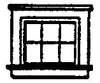 Grandt Line Products 5112 Window -- Attic 6-Pane Pkg(8) Detailing Parts