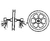 Grandt Line Products 5122 Cable Sheave W/Bearings -- 43’ 109Cm Diameter Pkg(2) Parts