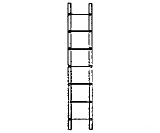 Grandt Line Products 5124 Freight Car Ladders Pkg(20) Scratch Building Supplies