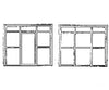 Grandt Line Products 5157 Window & Door Set -- 115 X 97’ Scratch Building Supplies