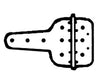 Grandt Line Products 5168 Reefer Door Hinges Scratch Building Supplies