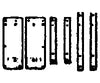 Grandt Line Products 5169 Corner Irons -- Rio Grande Box/Stock Car Pkg(4) Scratch Building Supplies