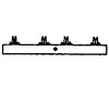 Grandt Line Products 5180 Queenposts & Beams Pkg(4) -- 6’ 15.2Cm Scratch Building Supplies