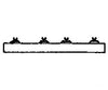 Grandt Line Products 5181 Queenposts & Beams Pkg(4) -- 3’ 7.6Cm Scratch Building Supplies