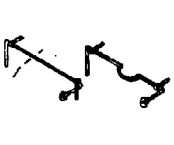 Grandt Line Products 5185 Uncoupling Levers -- Narrow Gauge Freight Cars - Delrin Scratch Building