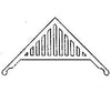Grandt Line Products 5201 Gable Trim - Rio Grande Southern Ophir Station Style Pkg(4) Scratch