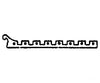 Grandt Line Products 5202 Roof Cresting - Rio Grande Southern Ophir Station Style Pkg(3) Scratch