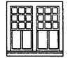 Grandt Line Products 5203 Windows -- Rio Grande Southern Ophir Station Style 22-Pane Scale 36 X