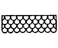 Grandt Line Products 5216 Scalloped Shingles Scratch Building Supplies