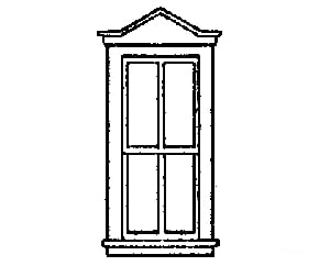 Grandt Line Products 5220 Windows -- Double-Pointed Scale 33 X 88’ 83.8 224Cm Pkg(8) Scratch