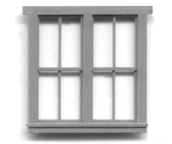 Grandt Line Products 5221 Windows -- Double 8-Pane Scale 63 X 69’ 160 175Cm Pkg(4) Scratch