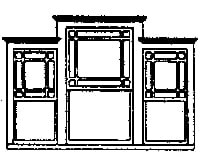 Grandt Line Products 5223 Windows -- Dormer/Gable Pkg(4) Scratch Building Supplies
