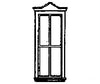 Grandt Line Products 5234 Windows -- Pointed Top 30 X 86’ Scratch Building Supplies