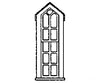 Grandt Line Products 5247 Windows -- Double-Hung 11-Pane Scratch Building Supplies