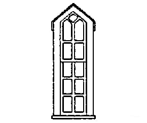 Grandt Line Products 5247 Windows -- Double-Hung 11-Pane Scratch Building Supplies