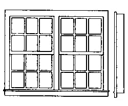 Grandt Line Products 5252 Windows -- Double Scratch Building Supplies
