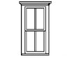 Grandt Line Products 5265 Window -- 4-Pane Pkg(8) Scratch Building Supplies
